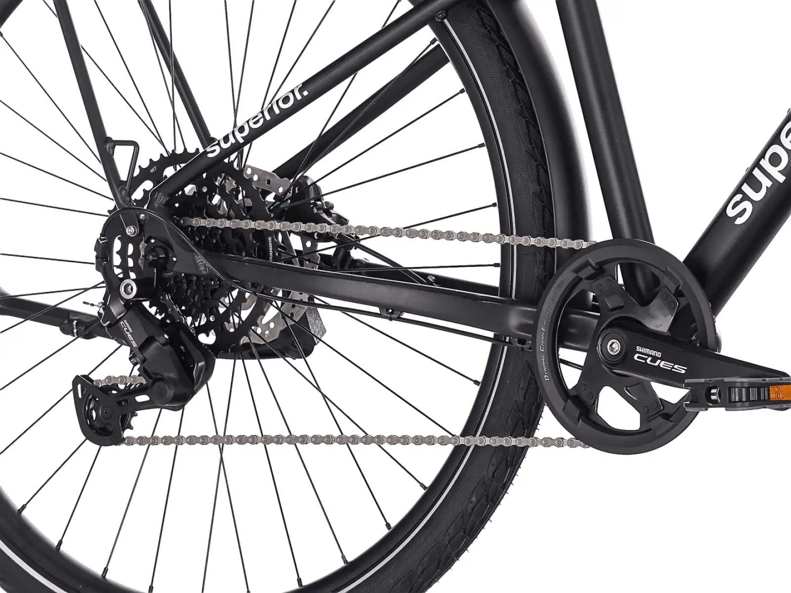 Superior Blox 6.4 T městské kolo Matte Black