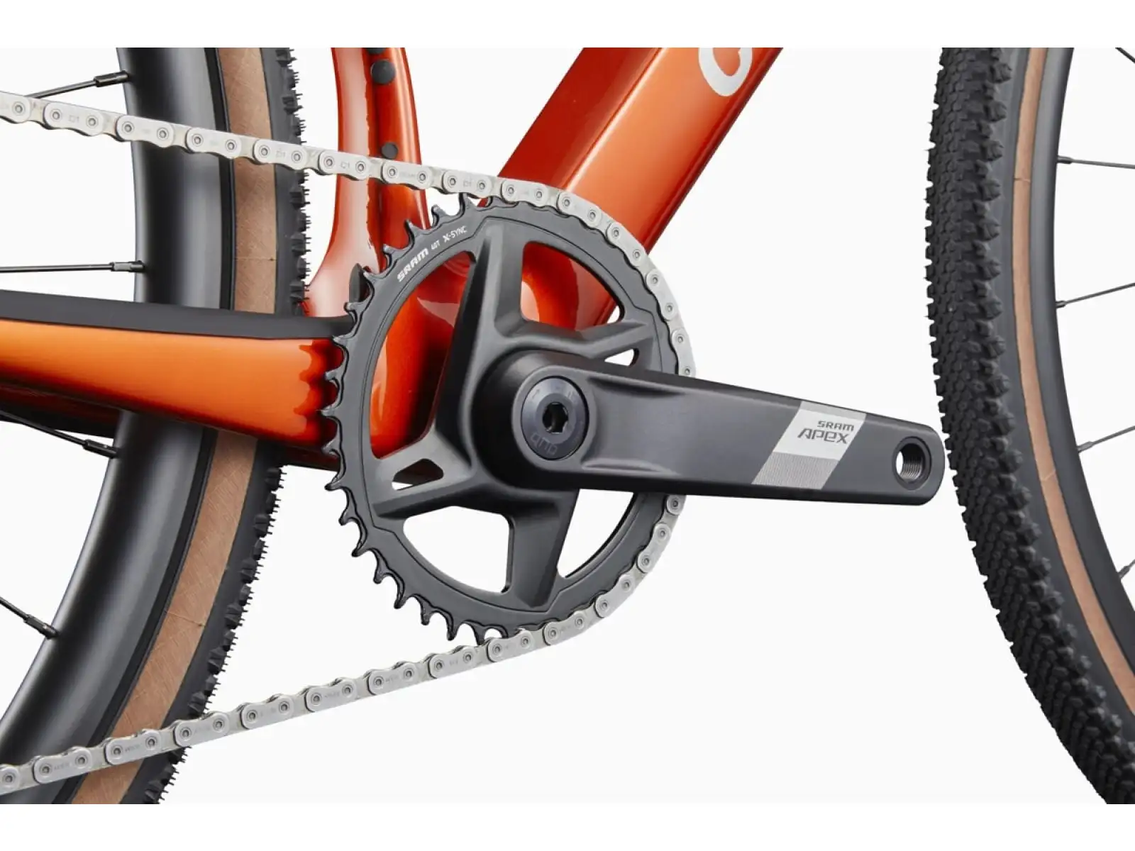 Cannondale SuperX 4 AXS gravel kolo Flame Orange