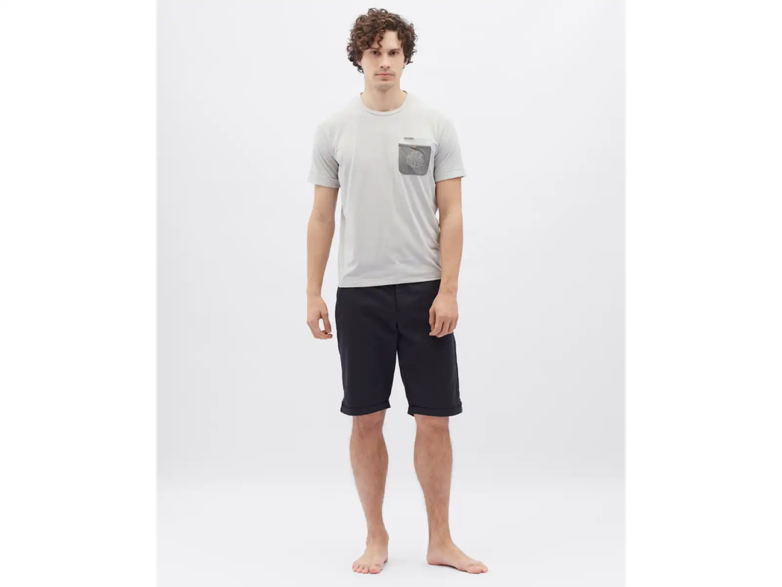 Silvini Calvisio pánské triko krátký rukáv Cloud/Grey