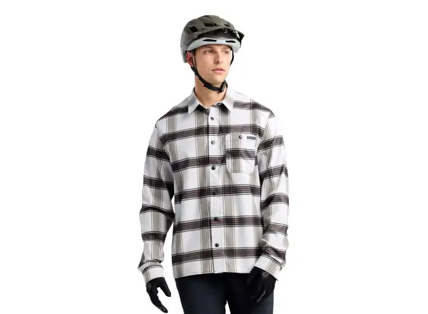 Troy Lee Designs Grind Flannel Paid pánská košile Mist