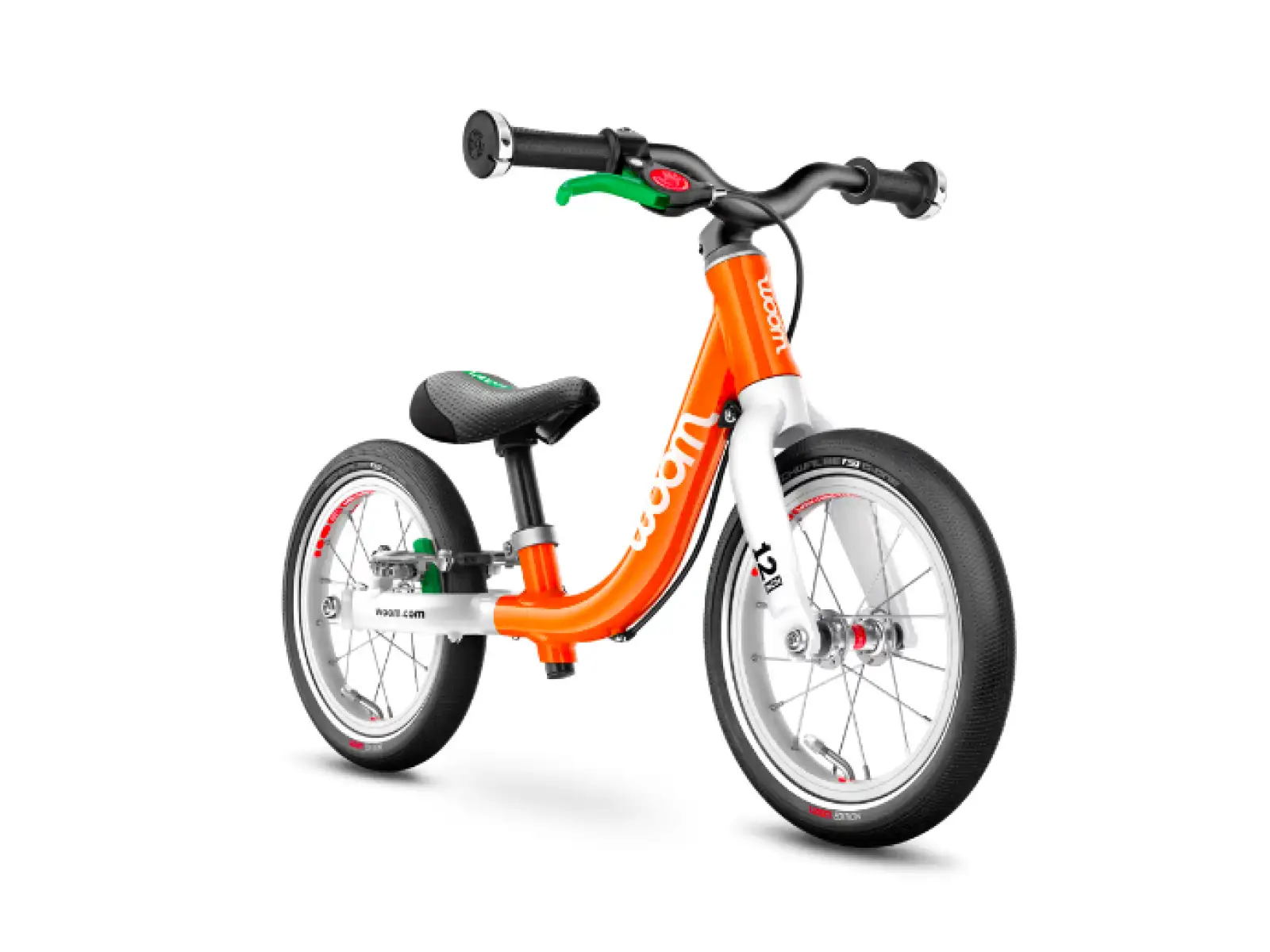 Woom 1 Flame Orange 12 dětské odrážedlo