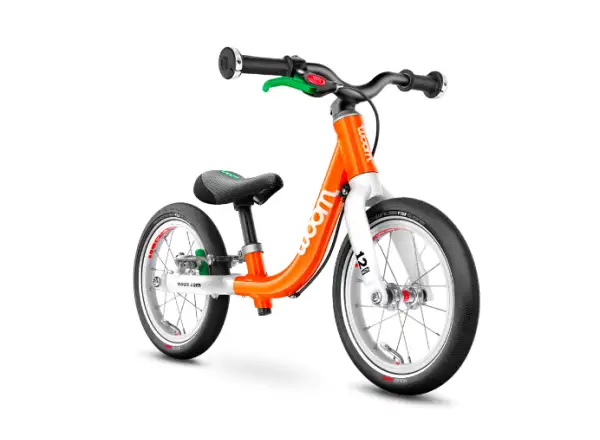 Woom 1 Flame Orange 12 dětské odrážedlo