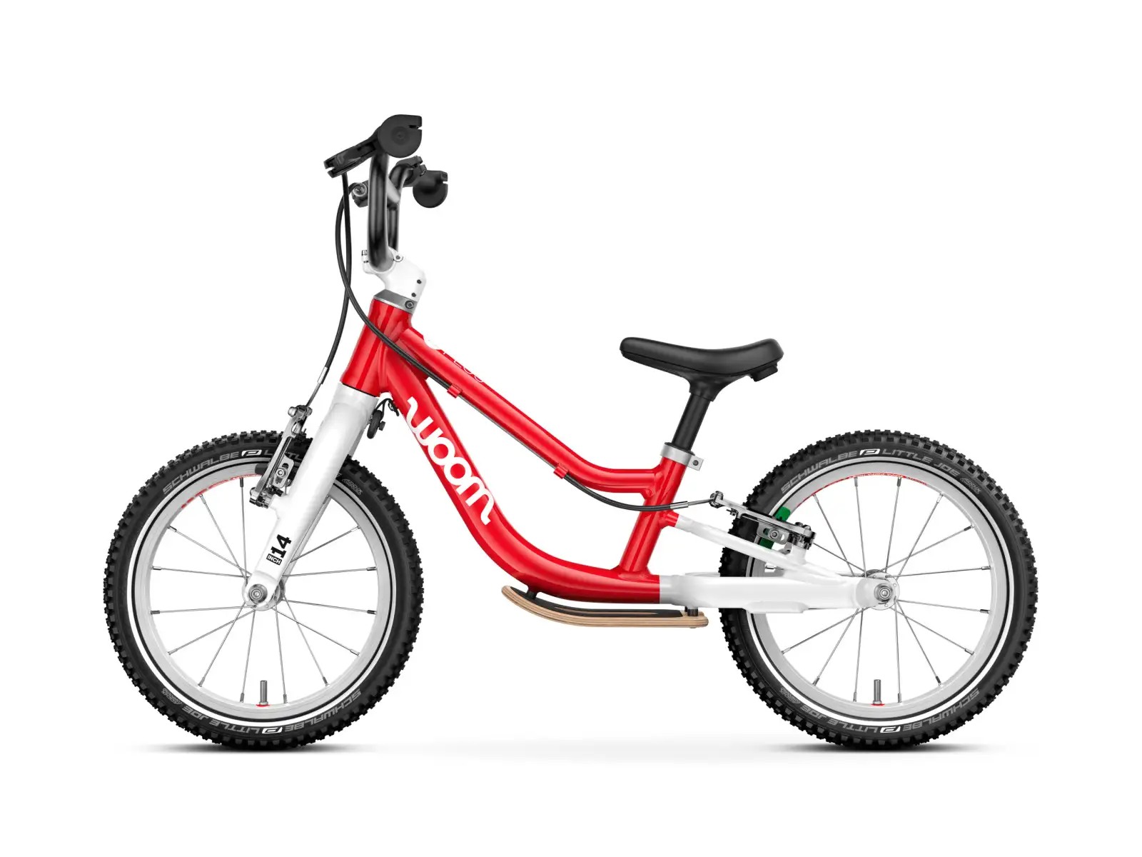 Woom GO 1 Plus dětské odrážedlo 14" Red