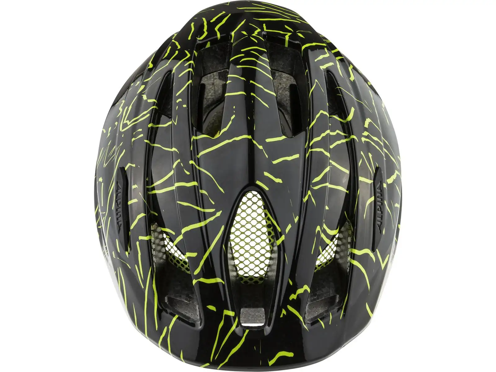 Alpina Pico dětská přilba Black-Neon Yellow Gloss