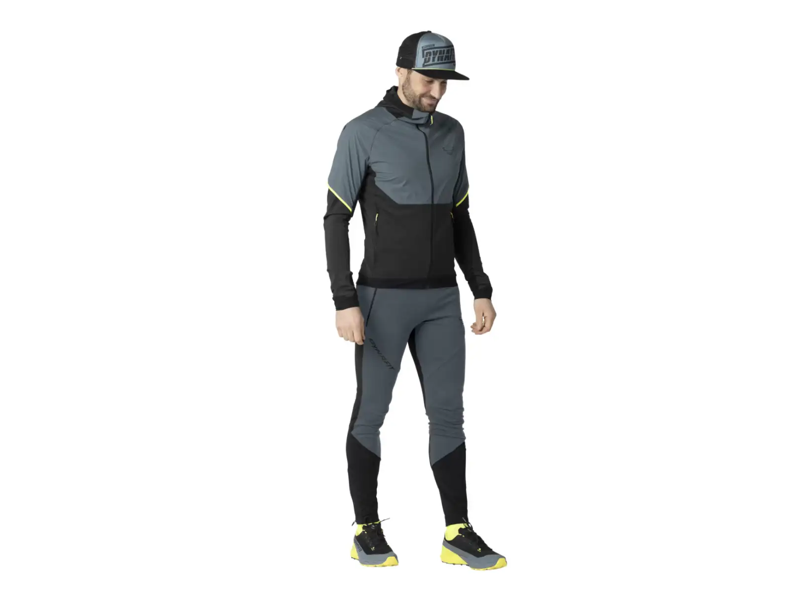 Dynafit Alpine Hybrid pánská běžecká bunda Cinder