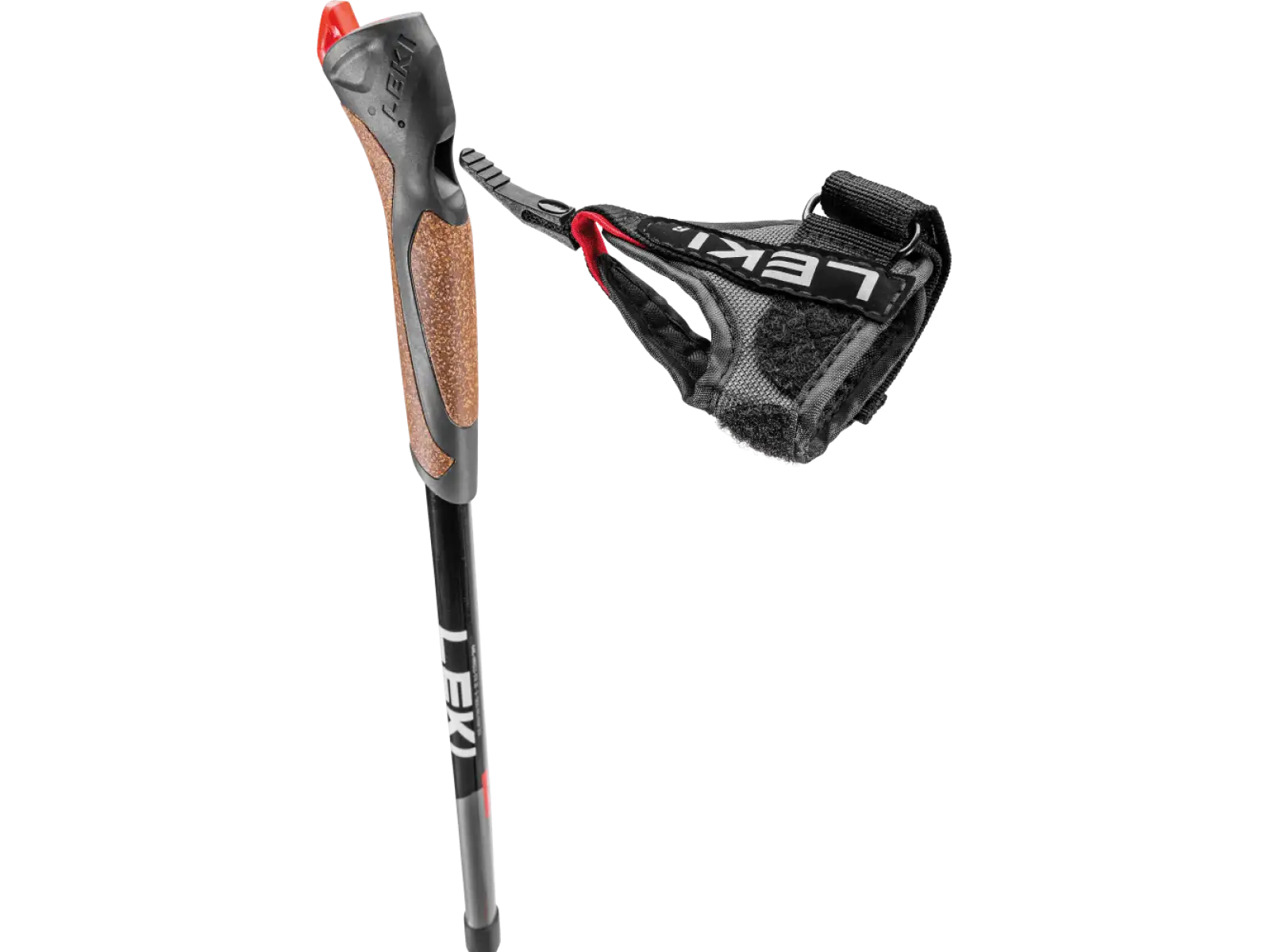 Leki Spin trekingové hole Black/Silver/White vel. 100-130 cm