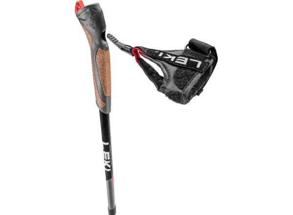 Leki Spin trekingové hole Black/Silver/White vel. 100-130 cm