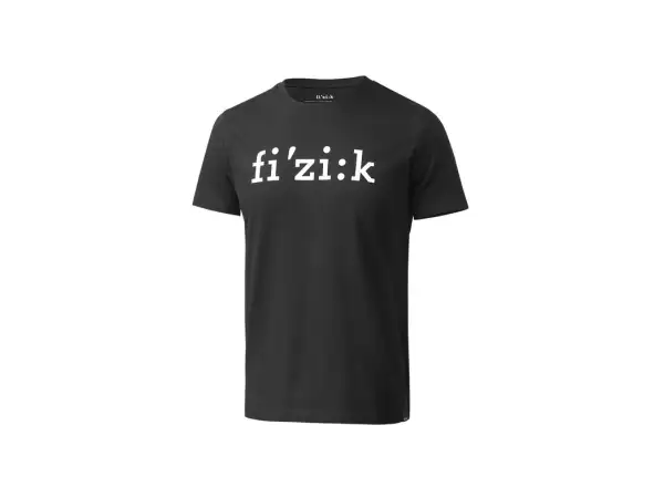 Fizik Logo triko s krátkým rukávem Black