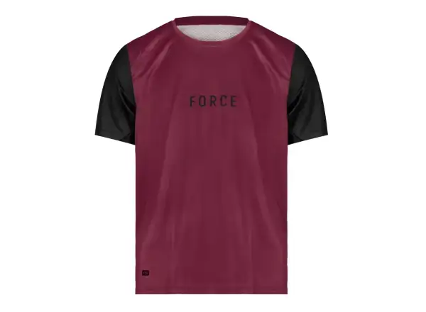 Force MTB Rules pánský dres krátký rukáv bordó