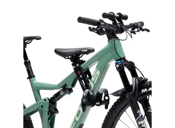 Kids Ride Shotgun MTB sedačka a řídítka na rám černá