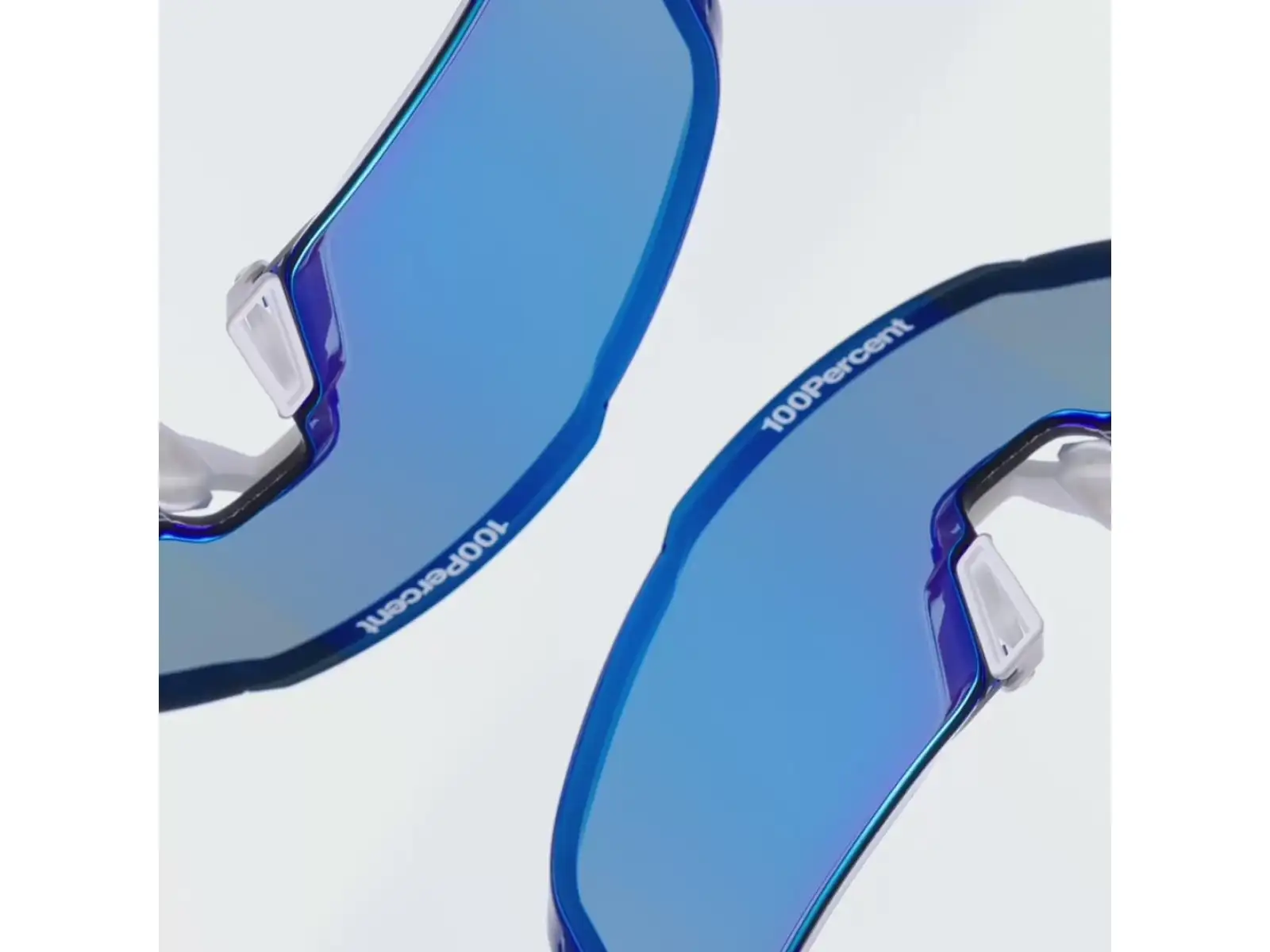 100% Korbin RBH brýle Gloss Blue Holographic/HiPER Royal Blue Mirror Lens