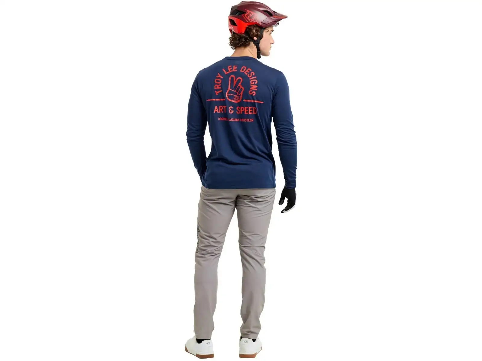 Troy Lee Designs Skyline Ride Tee pánský dres dlouhý rukáv Locals Midnight