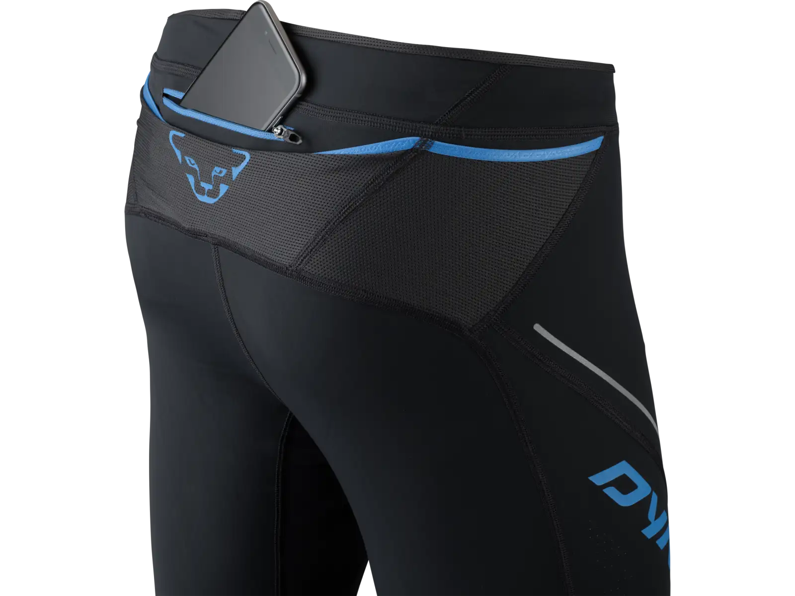 Dynafit Winter Running  Tights pánské běžecké legíny Black Out