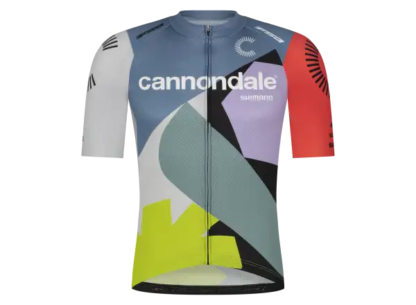 Cannondale CFR Replica pánský dres krátký rukáv Blue/Yellow