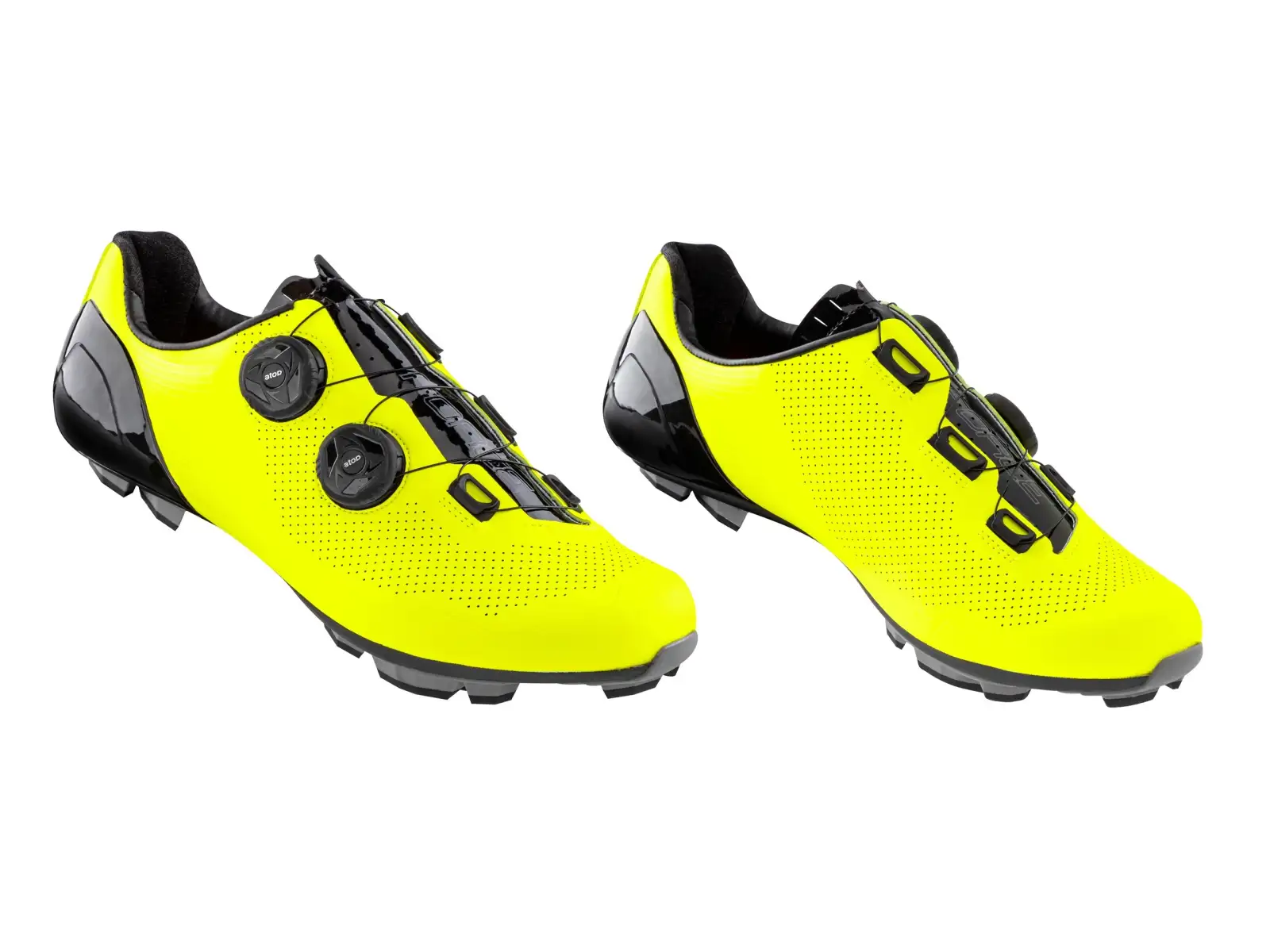 Force Warrior Carbon MTB pánské tretry Fluo