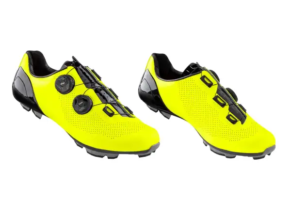 Force Warrior Carbon MTB pánské tretry Fluo