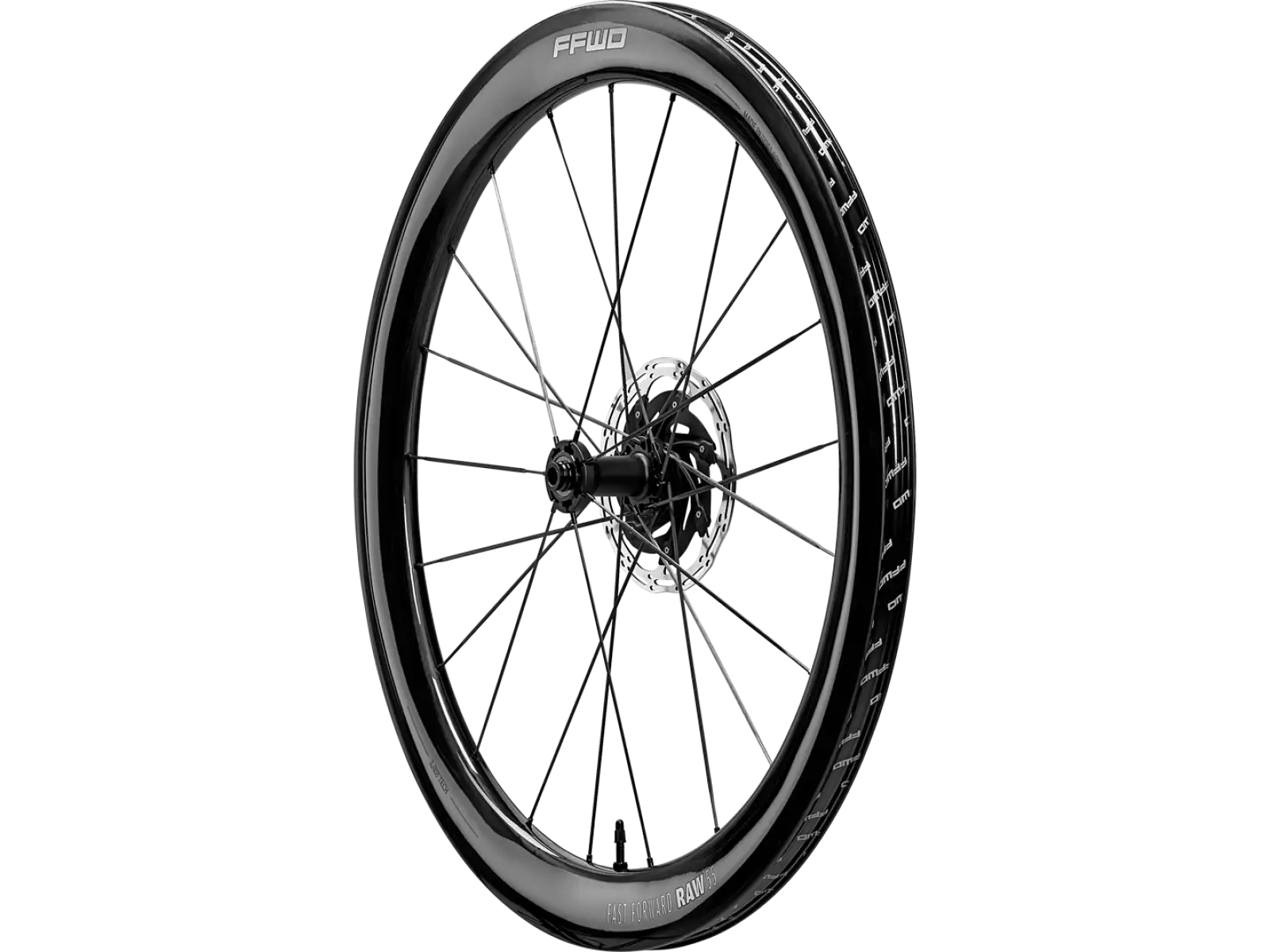 FFWD RAW CS 55 silniční vypletená kola Gloss Black