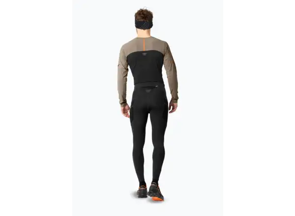 Dynafit Warm Ultra Tights pánské běžecké kalhoty Black Out