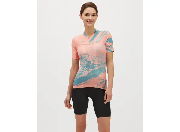 Silvini Catirina dámský dres krátký rukáv Coral/Green