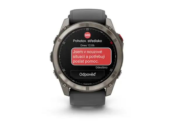 Garmin fenix 8 Pro 51 mm AMOLED Sapphire chytré hodinky Titanium Graphite/Black