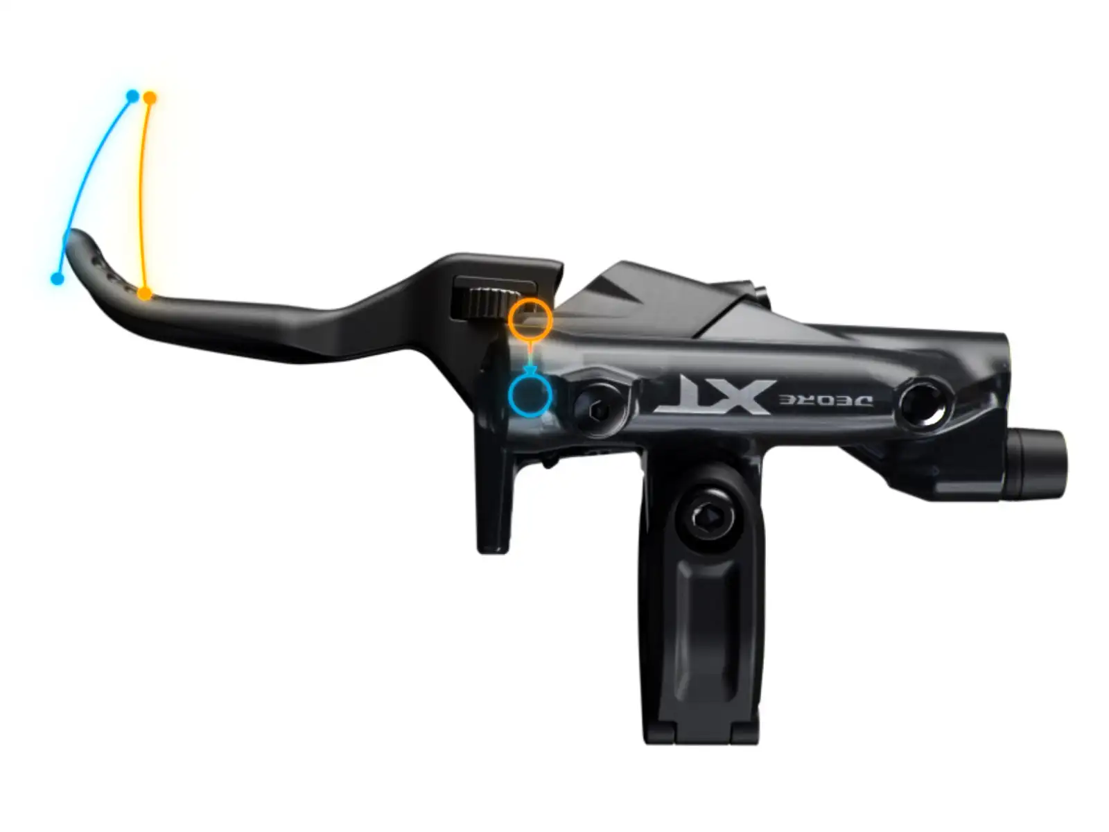 Shimano Deore XT BR-M8220+BL-M8200 kotoučová brzda přední destičky kovové s chladičem