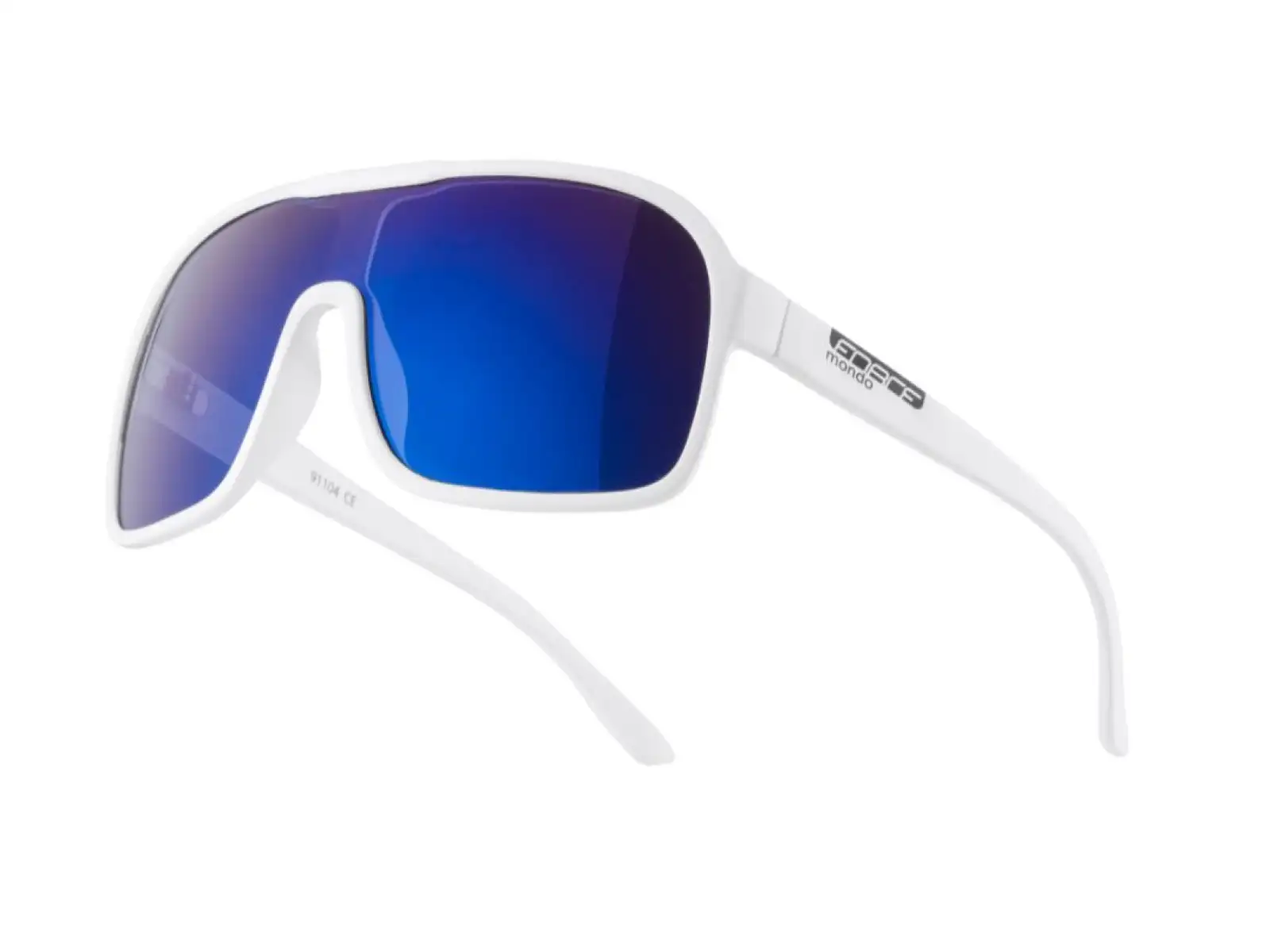 Force Mondo brýle bílá mat/modrá skla