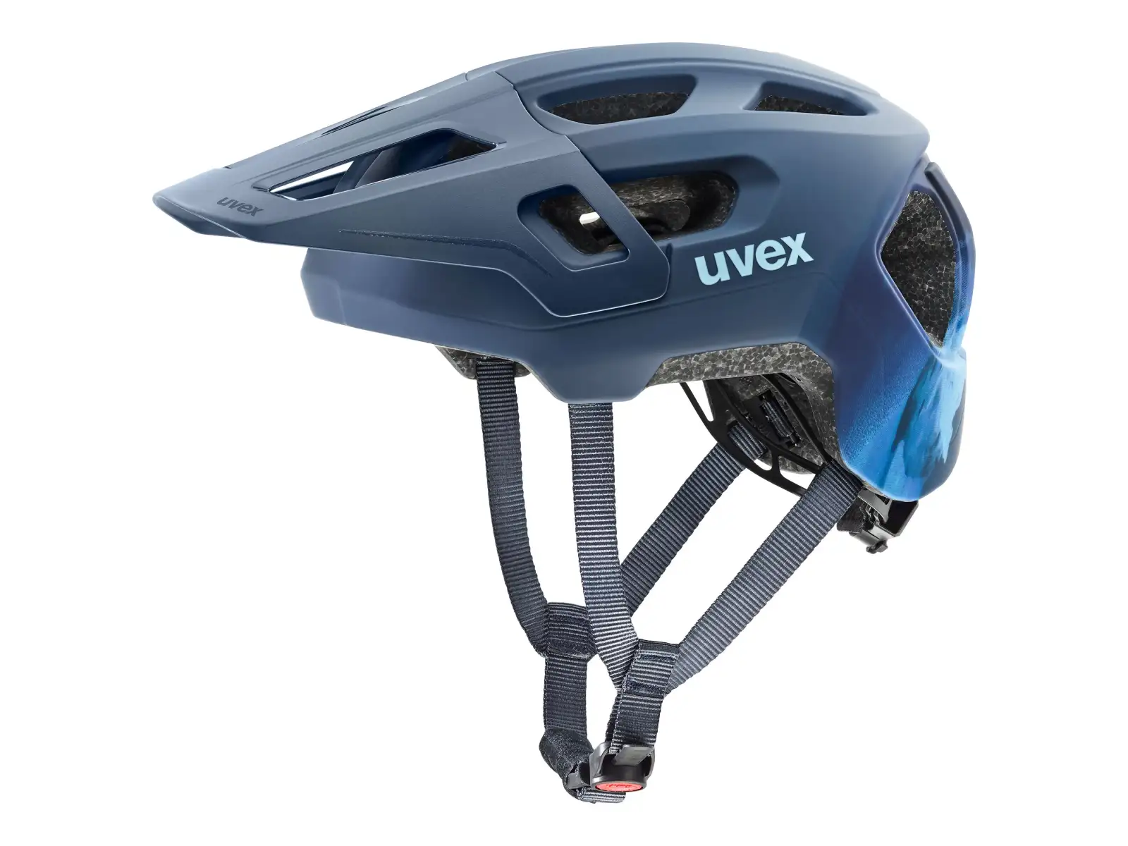 Uvex React JR Fullface MTB přilba Dusk blue matt