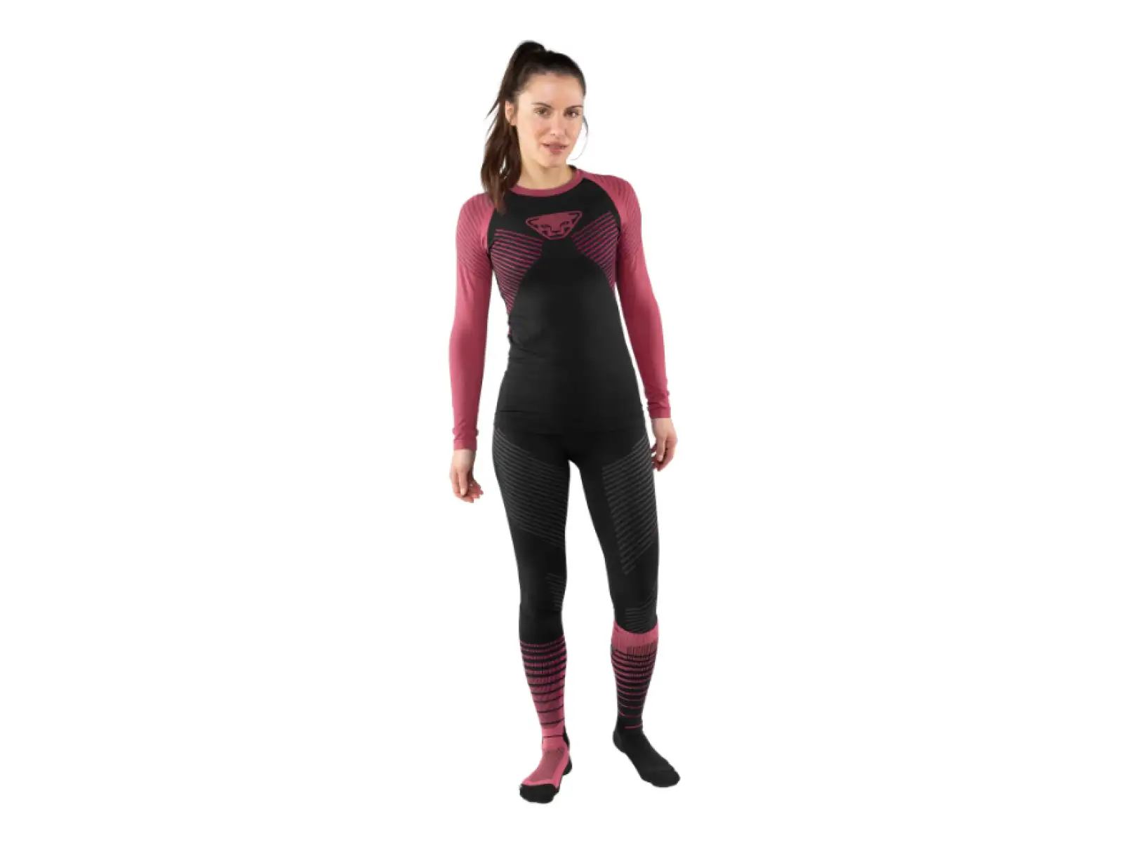 Dynafit Speed Dryarn dámské triko dlouhý rukáv Dark Rose