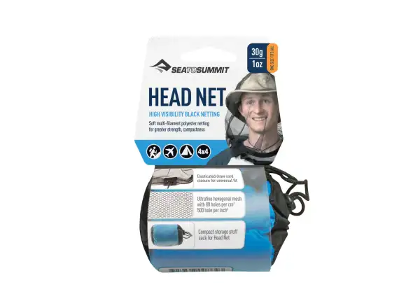Sea to Summit Mosquito Head Net moskytiéra na hlavu Uni Black