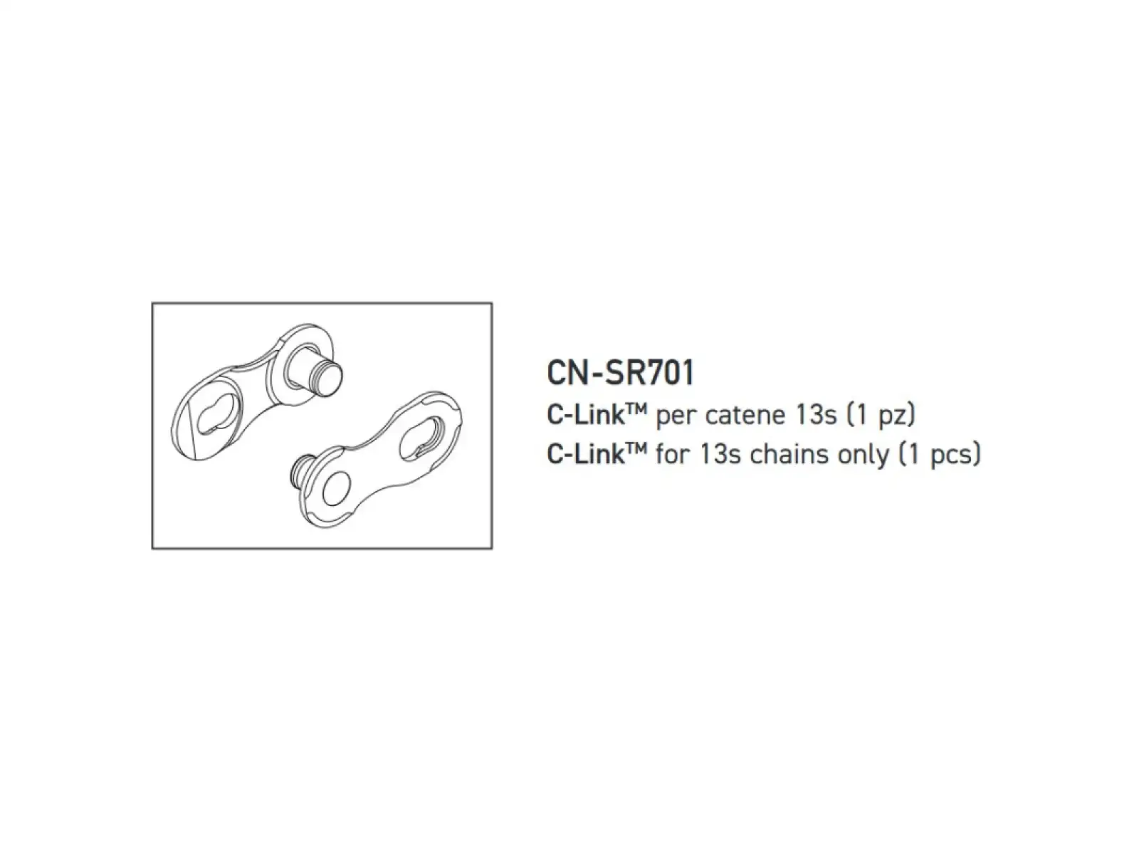 Campagnolo Ekar C-Link 13 sp. spojka řetězu