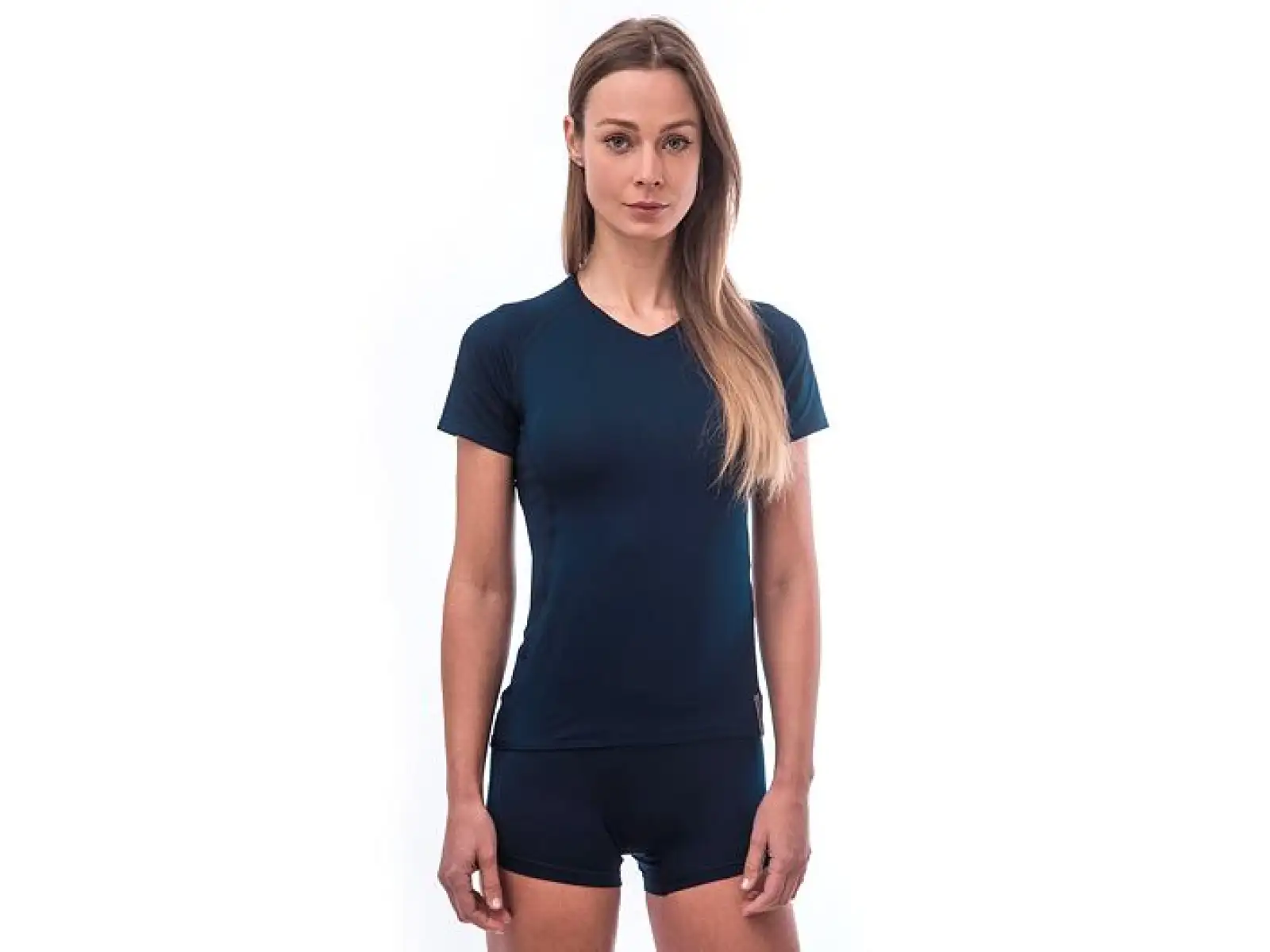 Sensor Coolmax Tech dámské triko krátký rukáv Deep Blue