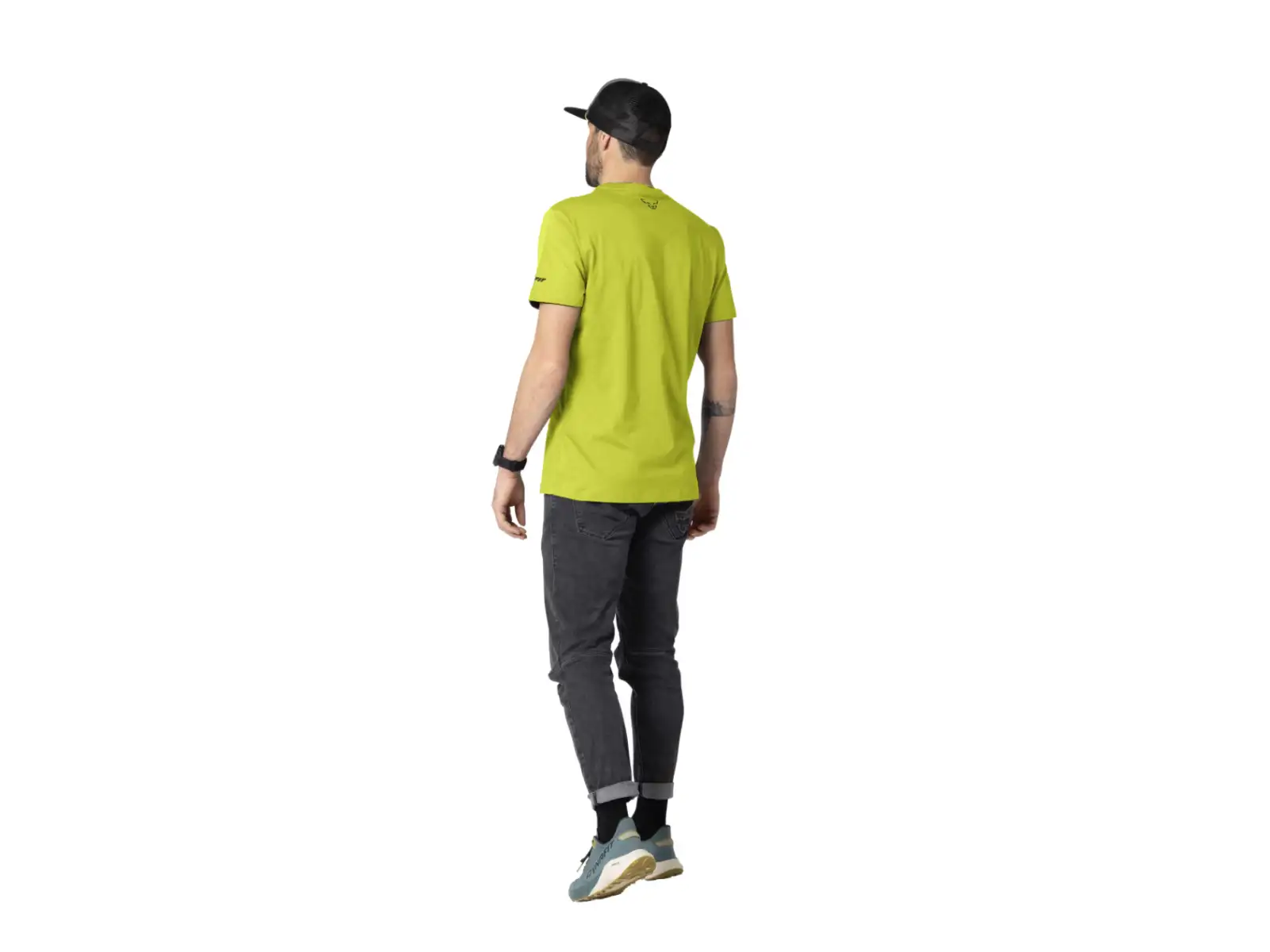 Dynafit Graphic Cotton pánské triko krátký rukáv Golden Lime