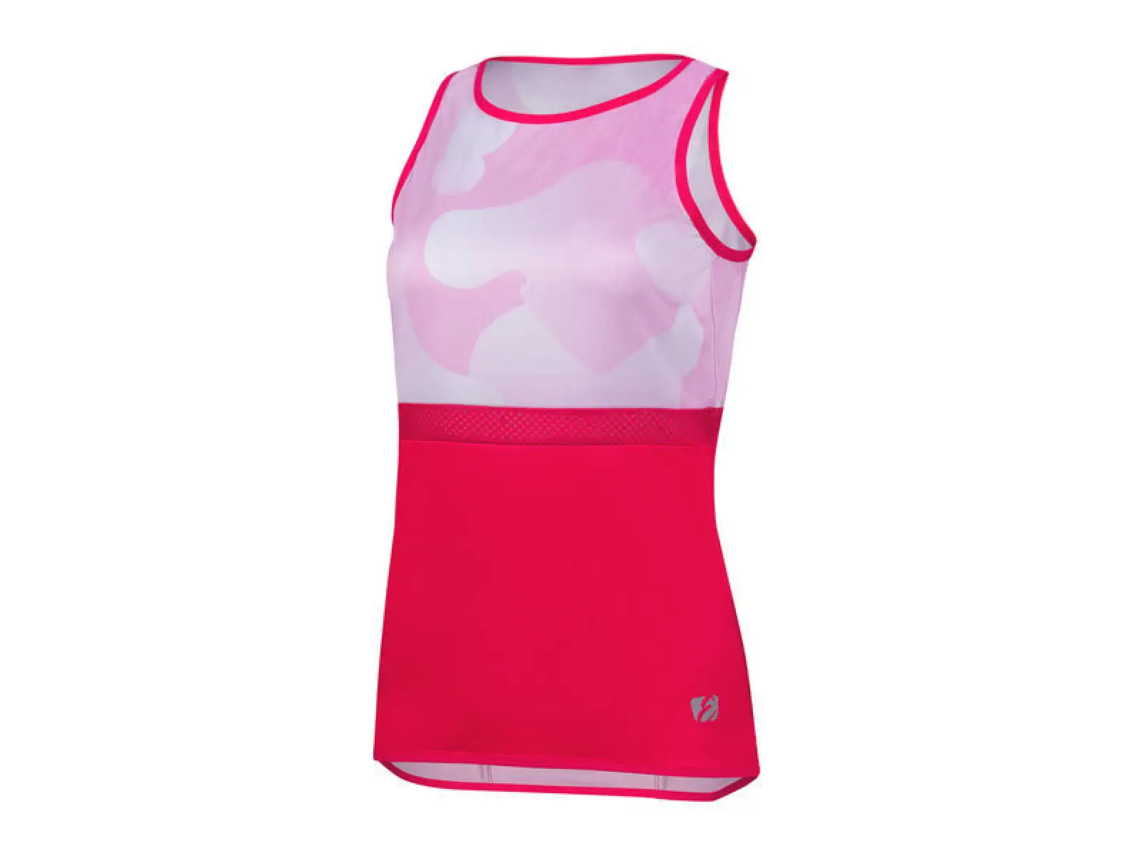 Etape Summer dámský dres bez rukávů bílá/růžová