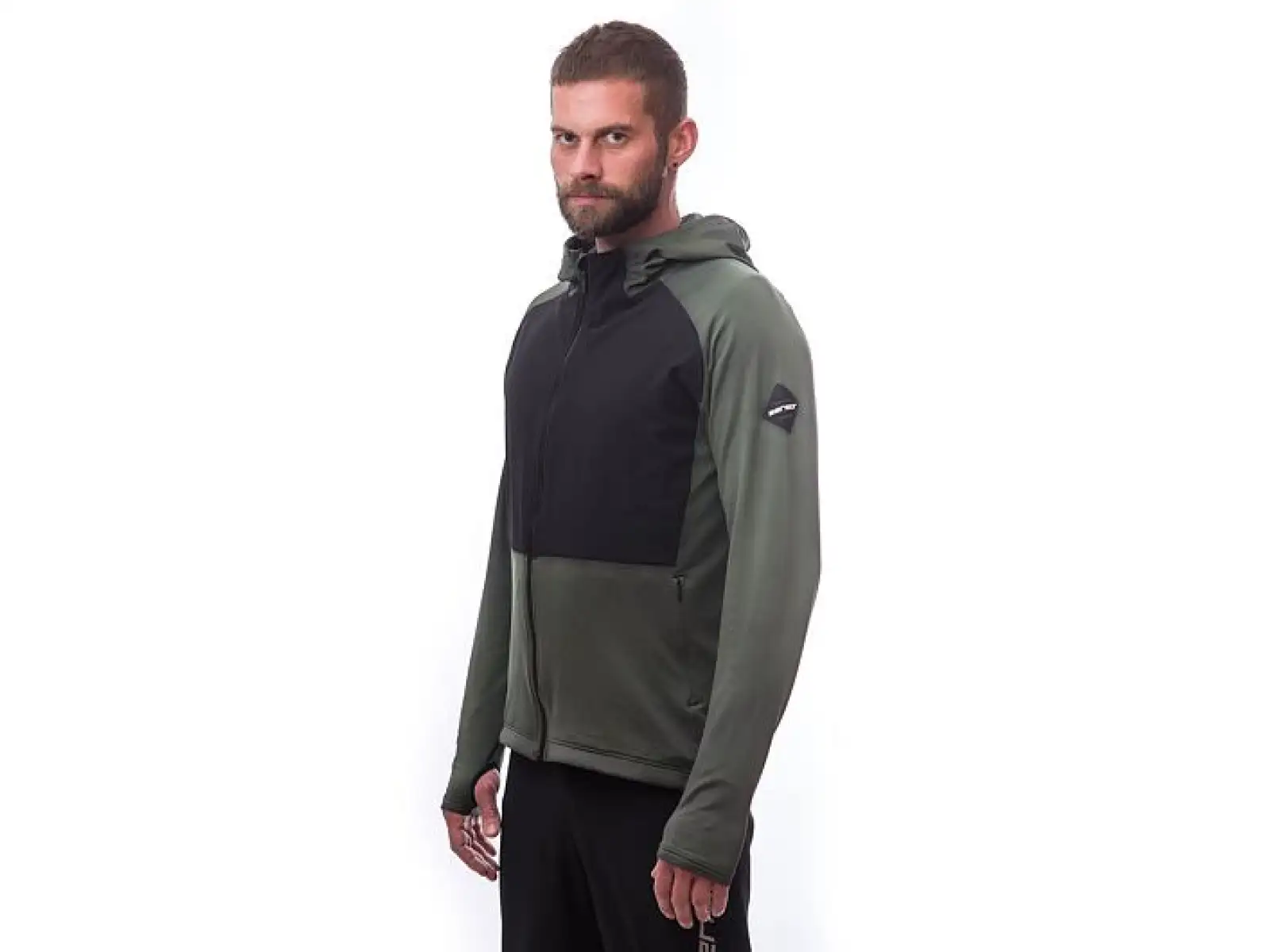 Sensor Coolmax Thermo pánská bunda Olive Green/černá
