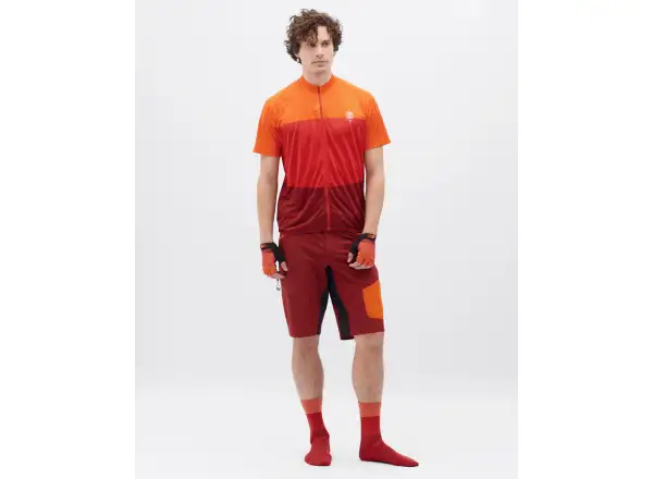 Silvini Rango Pro pánské kraťasy Merlot/Orange