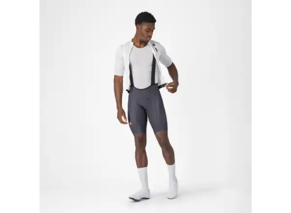 Castelli Competizione 2 pánské kalhoty s laclem Dark Gray