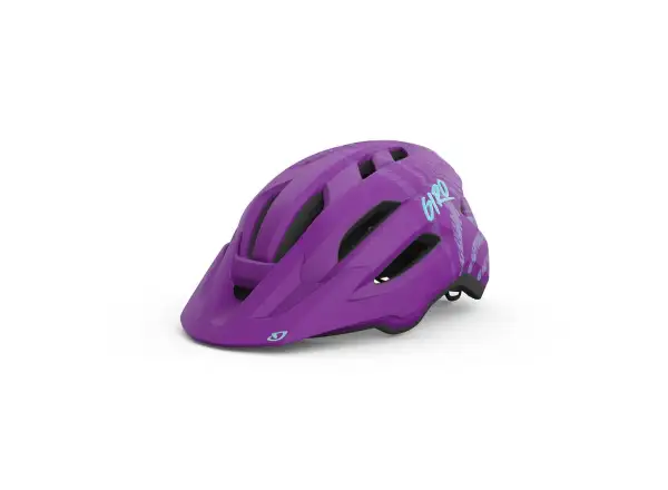Giro Fixture II Youth dětská přilba Mat Purple Ripple
