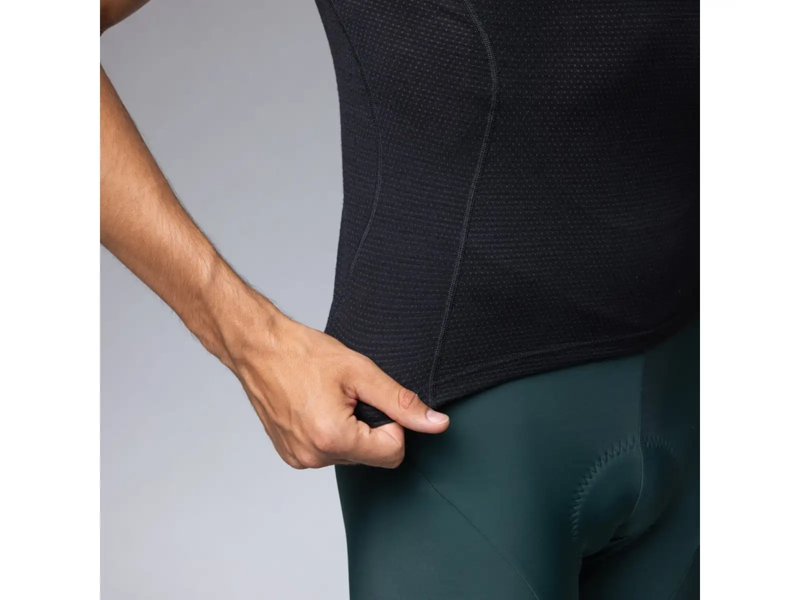 Alé Intimo Merino pánské spodní triko krátký rukáv Black