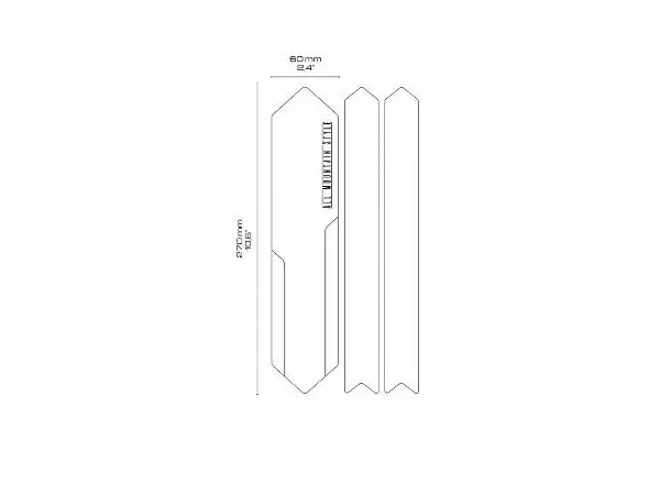 All Mountain Style ochranné polepy na kliky Clear/Silver