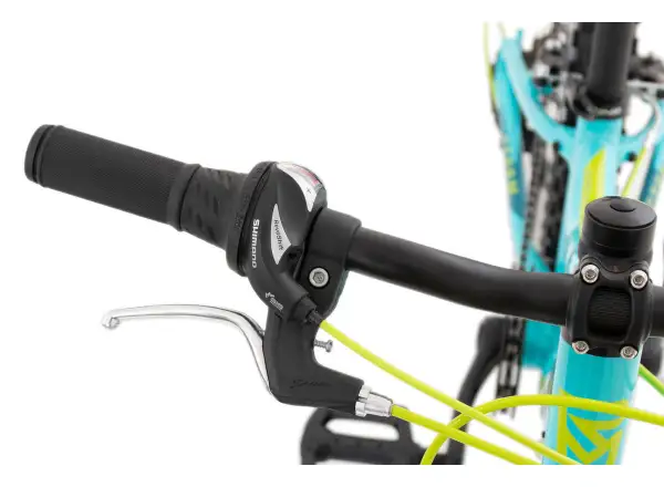Rock Machine Storm 20 VB dětské kolo Gloss Neon Cyan/Yellow/Petrol