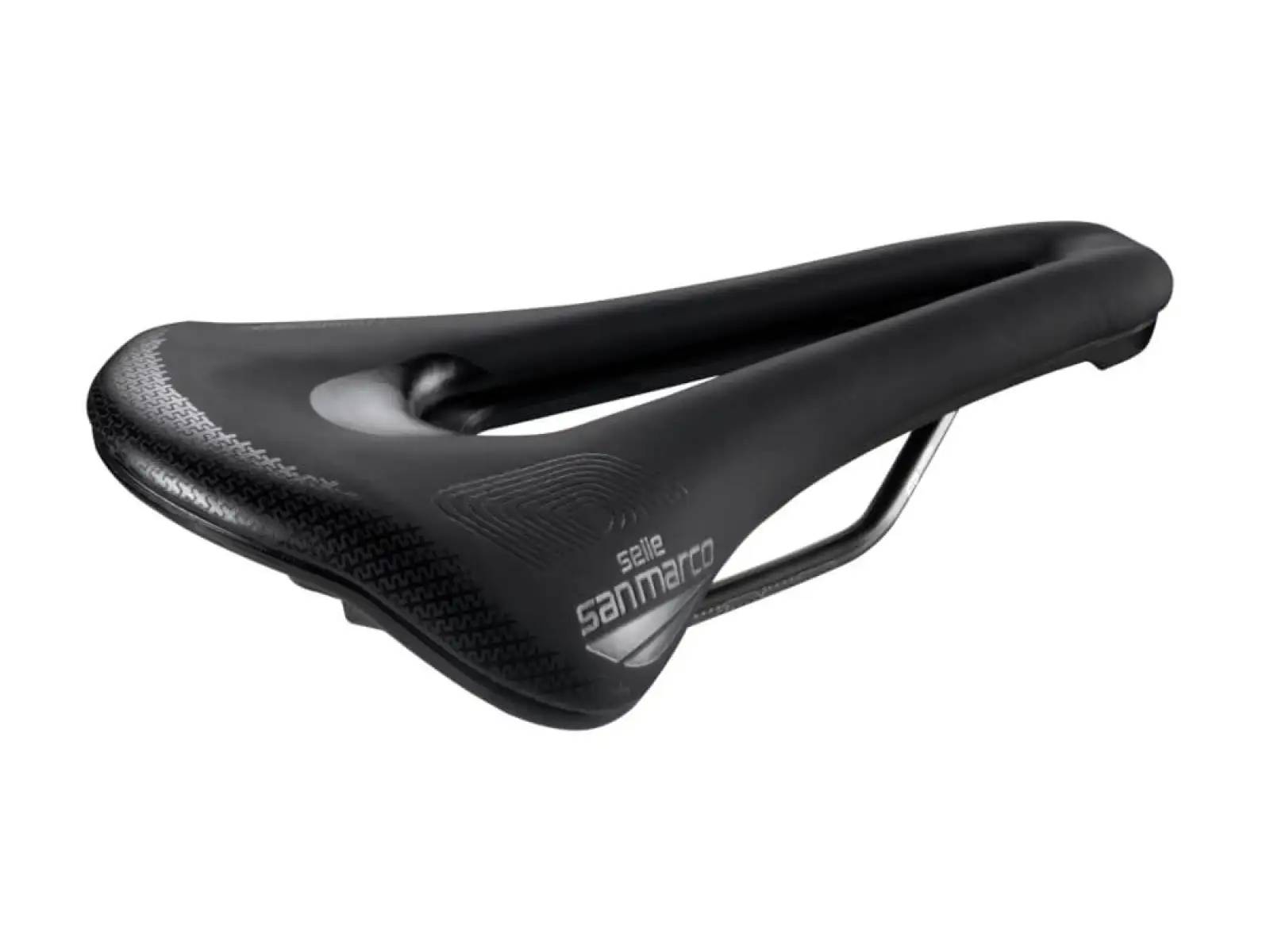 Selle San Marco Shortfit 2.0 Supercomfort Open-Fit Racing Narrow sedlo černá