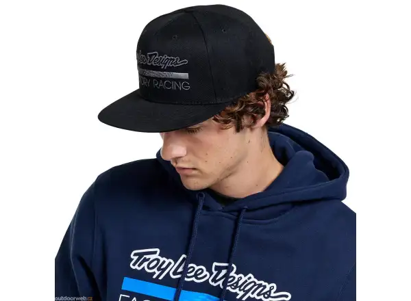 Troy Lee Designs Factory Racing kšiltovka Black/Gray