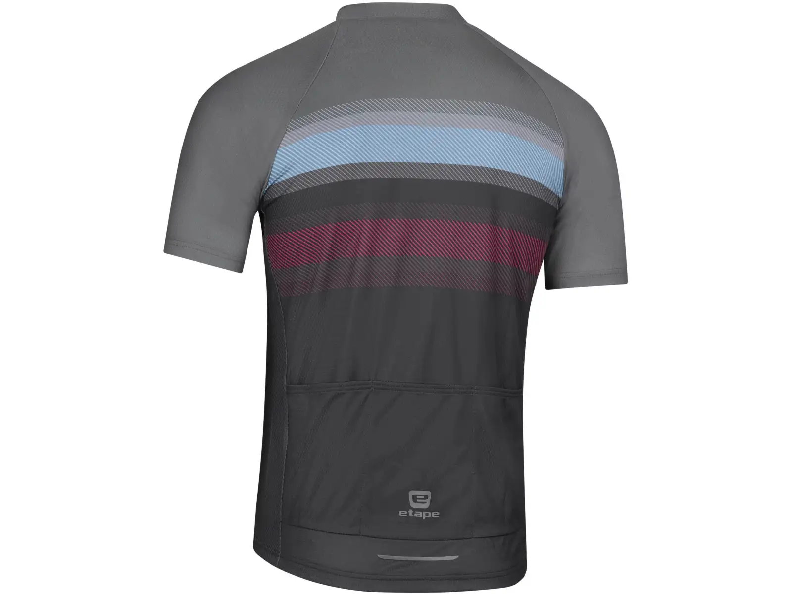 Etape Leader pánský dres krátký rukáv šedá/antracit