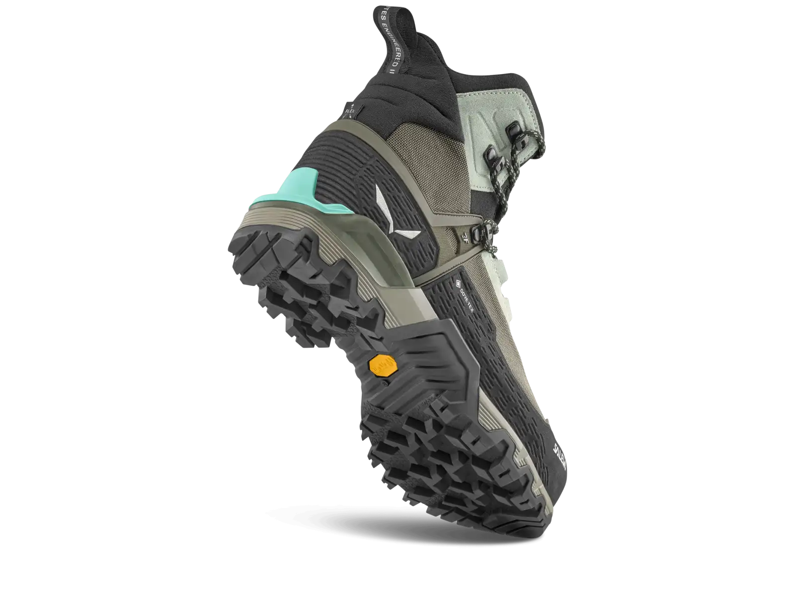 Salewa Mountain Trainer 3 Tech Mid GTX dámské turistické boty Shadow/Faded Green