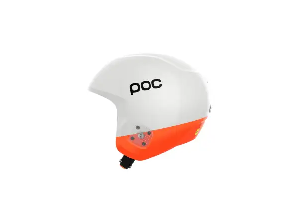 POC Skull Dura X MIPS lyžařská přilba Hydrogen White/Fluorescent Orange