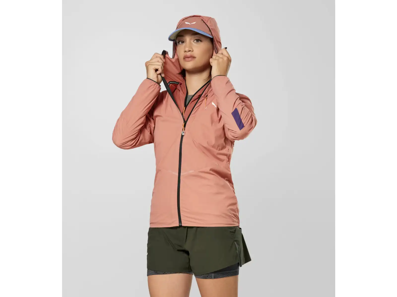 Salewa Pedroc Wind Light dámská bunda Desert Pink