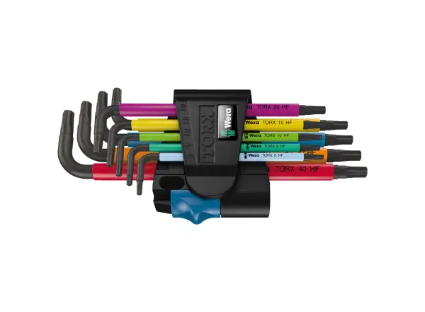 Wera 967/9 TX Multicolour HF 1 TORX L-klíče s přidržením sada 9 ks