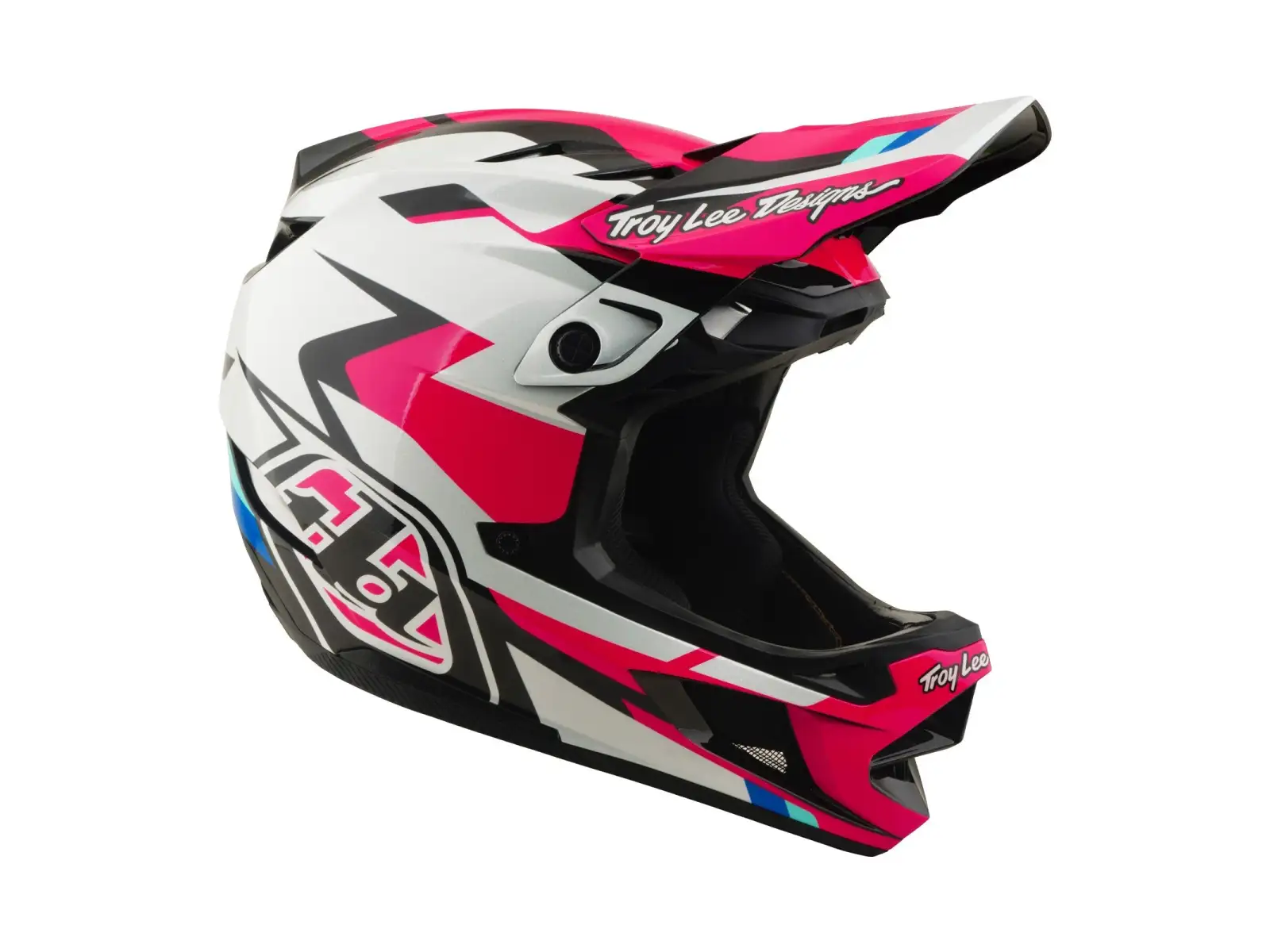 Troy Lee Designs D4 Polyacrylite MIPS přilba Roamer Magenta