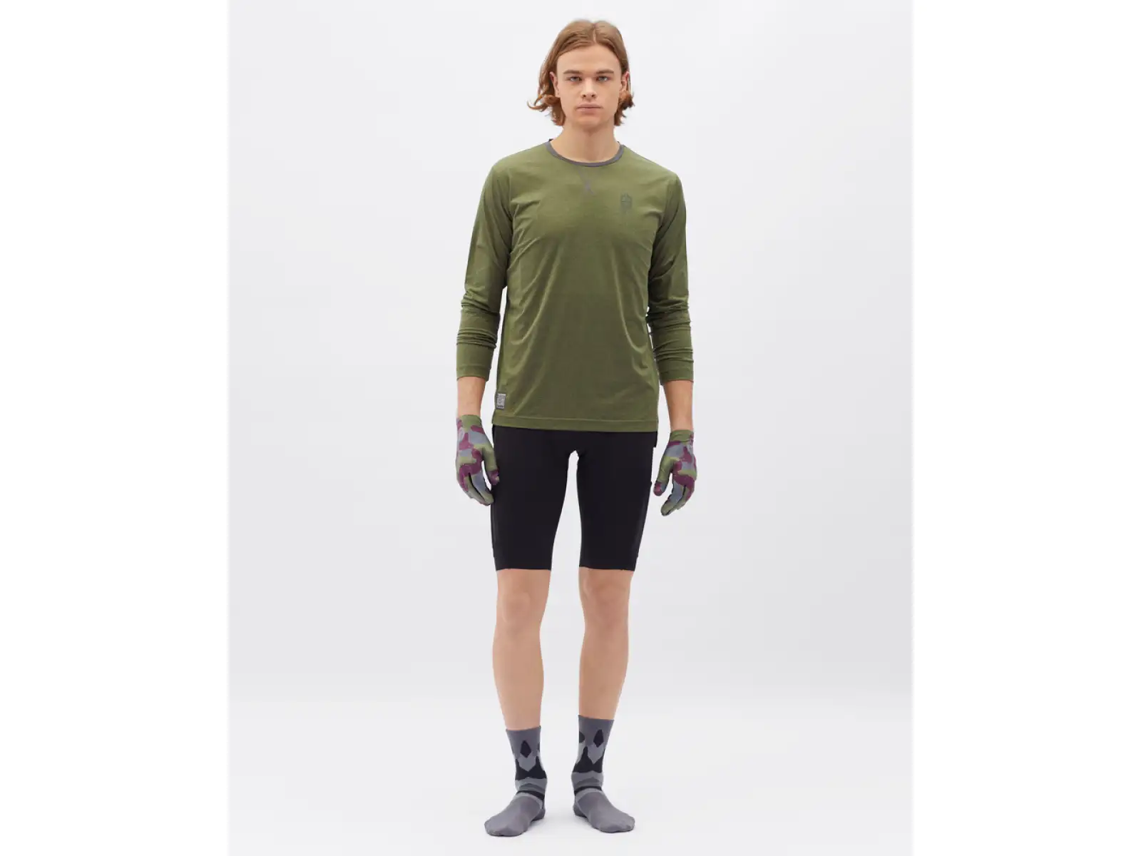 Silvini Casalo pánský dres dlouhý rukáv Olive/Charcoal