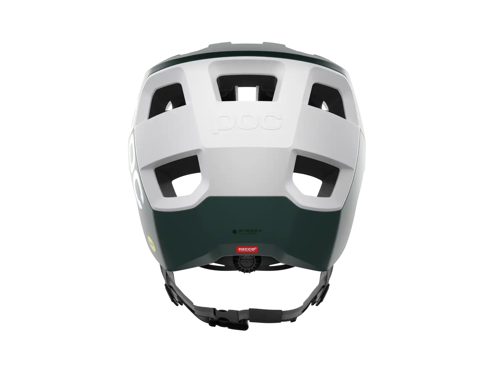 POC Kortal Race MIPS přilba Pargasite Green Matt/Hydrogen White Matt